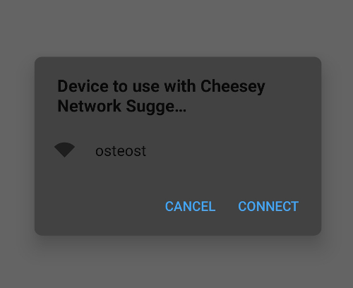 Connect to Device Request